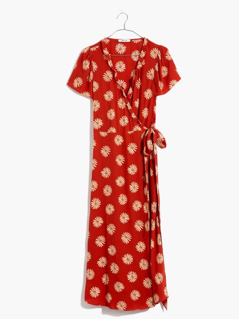 Madewell Wrap Midi Dress - Picture 4 of 7